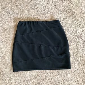 Black pencil skirt